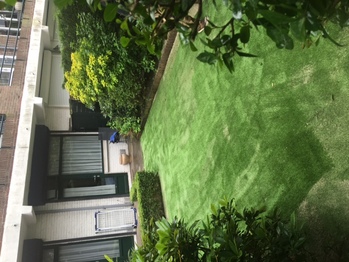 Kunstgras in tuin Barendrecht
